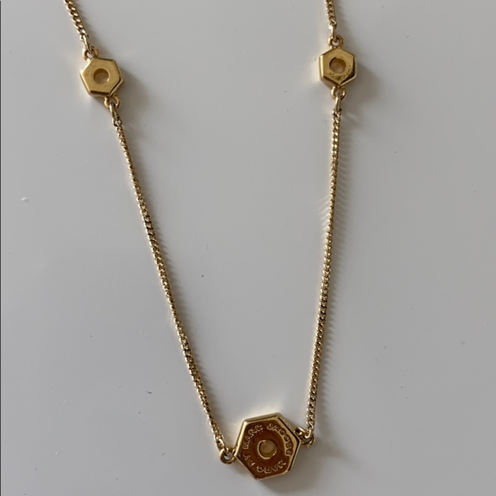 Marc Jacobs Gold Stationed Necklace